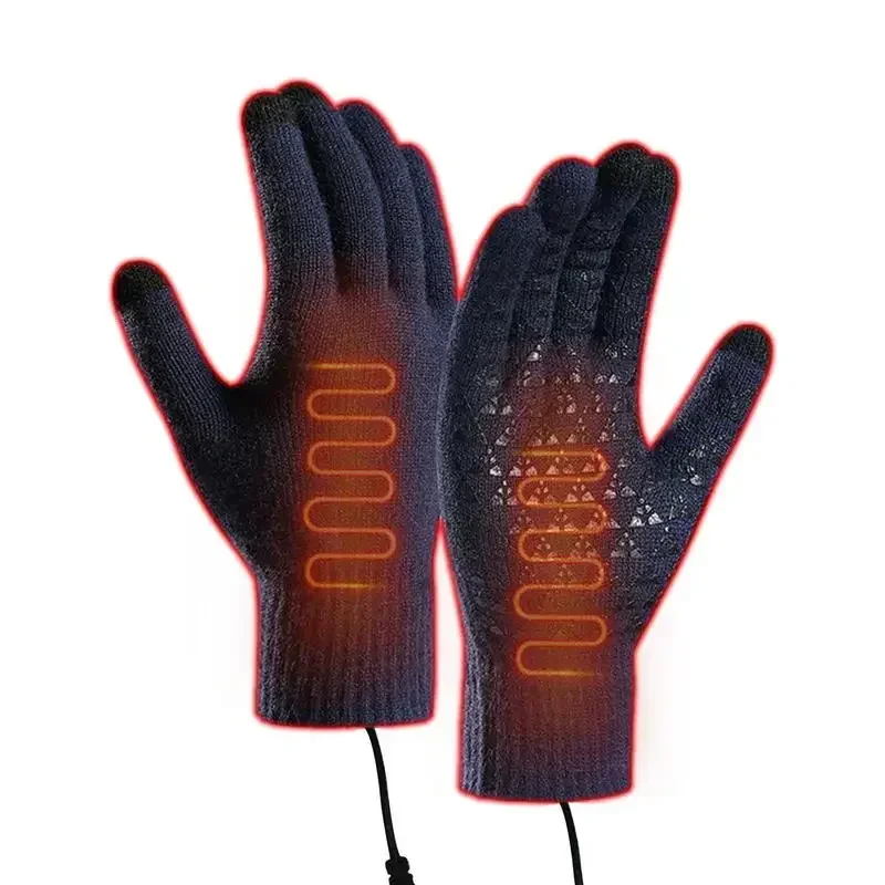 

Перчатки для альпинизма, зимние нагревательные перчатки для активного отдыха, езды на природе, рыбалки, сенсорные перчатки для отдыха на природе с USB