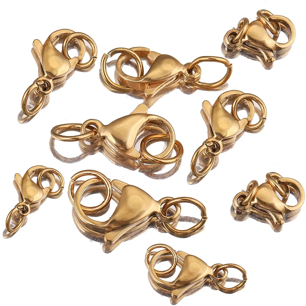 Lobster Clasps Hooks End Clasps Bracelet Necklace Connectors for DIY Jewelry Making Supplies 3