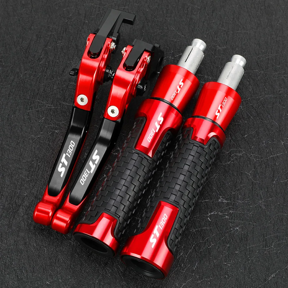 

Motorcycle Foldable Brake Clutch Levers 22MM 24MM Handlebar Handle Grips Ends For Honda ST1300 Accessories ST 1300 2008-2012