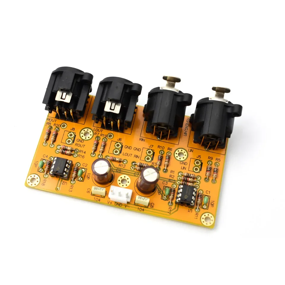 Equilibrar Pré-amplificador Equilibrado Xlr para Desequilibrado Rca Desequilibrado Rca para Equilibrado Xlr Rca para Xlr Converter Switch Board para Dca - Image 5