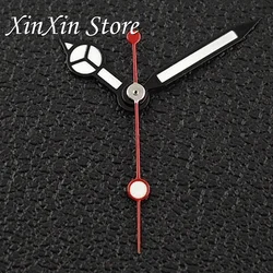 Sky Blue Yacht Dial with Luminous Sunburst Design and Hands (Black Red Hands)