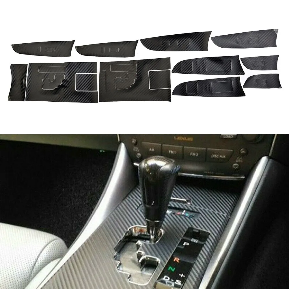 Full Carbon Fiber Interior Trim Kit For 2006-2012 Lexus IS250/IS350 – Easy Stick-On Protection & Style