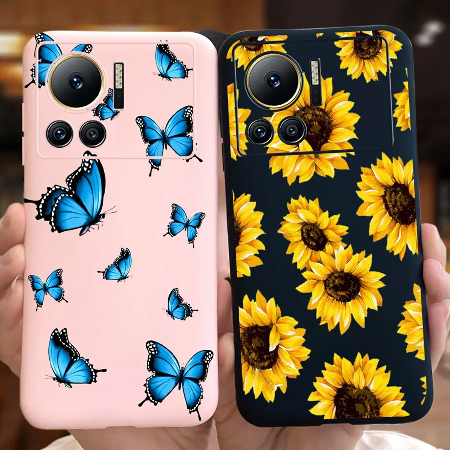 Custodia A Farfalla Fiore Per Infinix Note 12 Custodia Vip Candy Protezione Antiurto Paraurti Coque Infinix Note12 Vip X672 Custodia Morbida