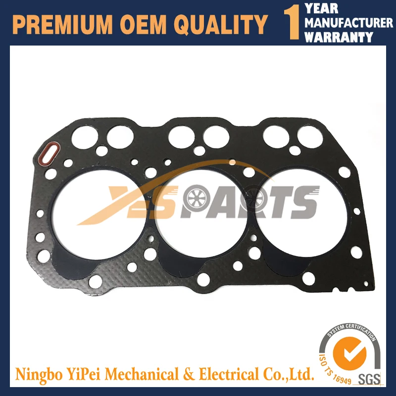 

New Cylinder Head Gasket 3TNE72 3TNE72K For Yanmar Graphite