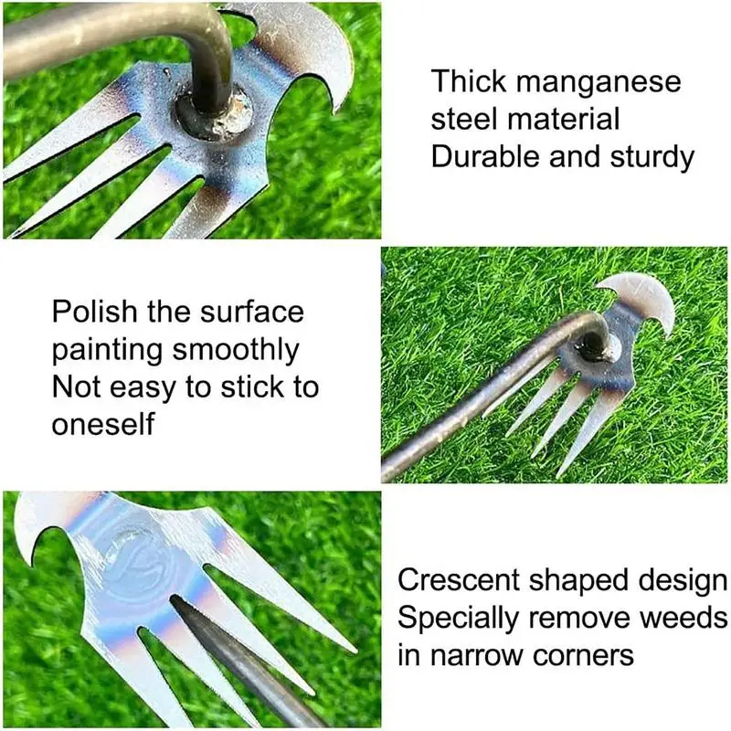 1~5PCS Hand Weeder Tool Weeds Puller Remover Gardening Tool V-shaped Hook  Grampas Weeder Garden Weed Grass Removal Digging - AliExpress