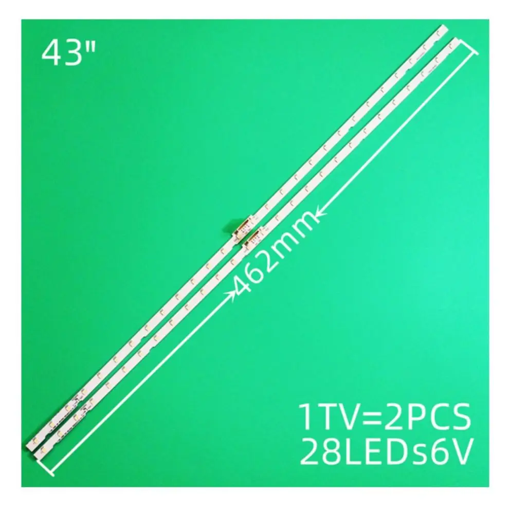 

Светодиодная лента, 28 лампочек для Samsung 43 "TV UE43NU7100U BN44-00947A UE43NU7120U UE43NU7170U