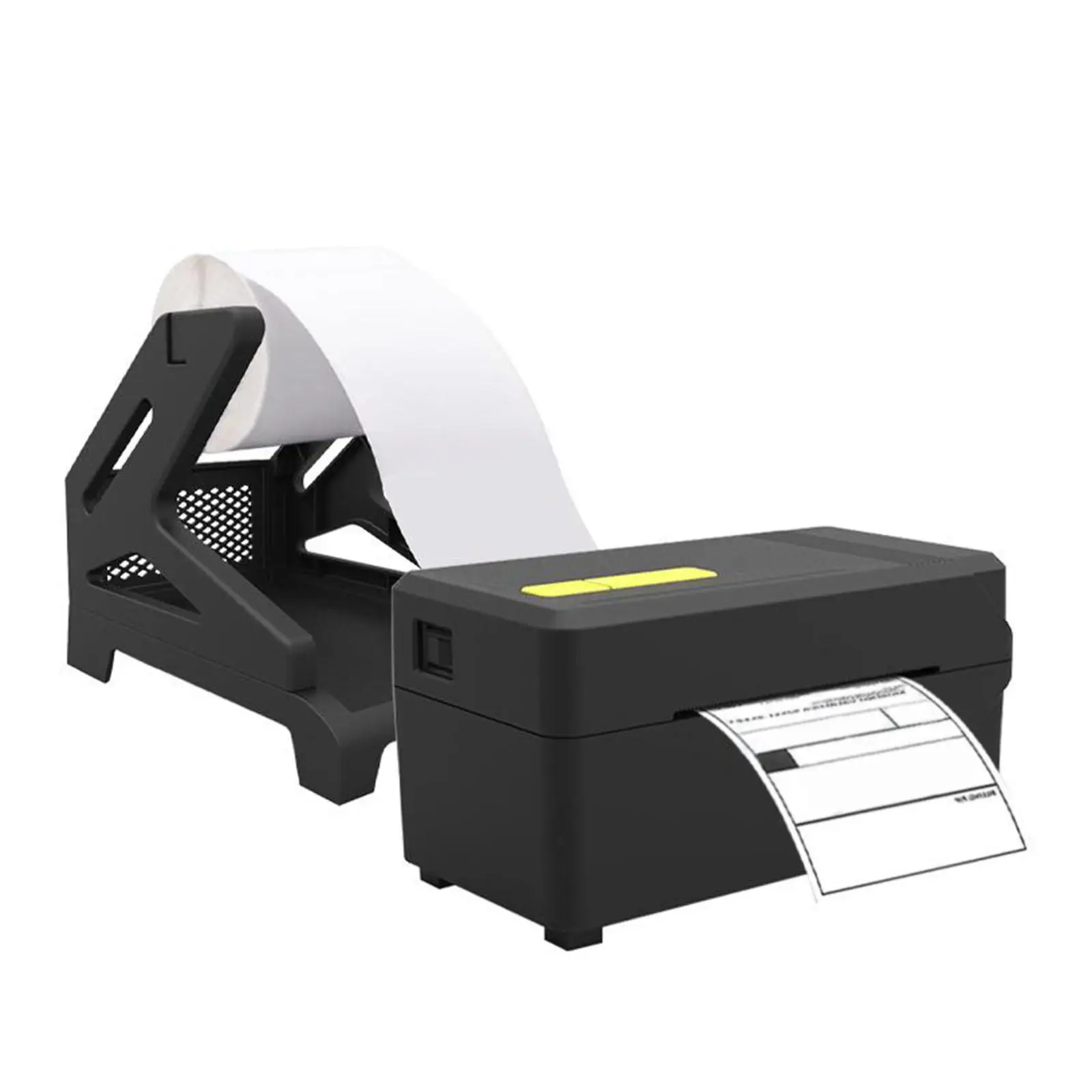 플라스틱 열전사 라벨 홀더, 안정적인 지지대, 롤 및 접이식 라벨 정리함, 산업용 사무실 인쇄용 데스크탑 용품