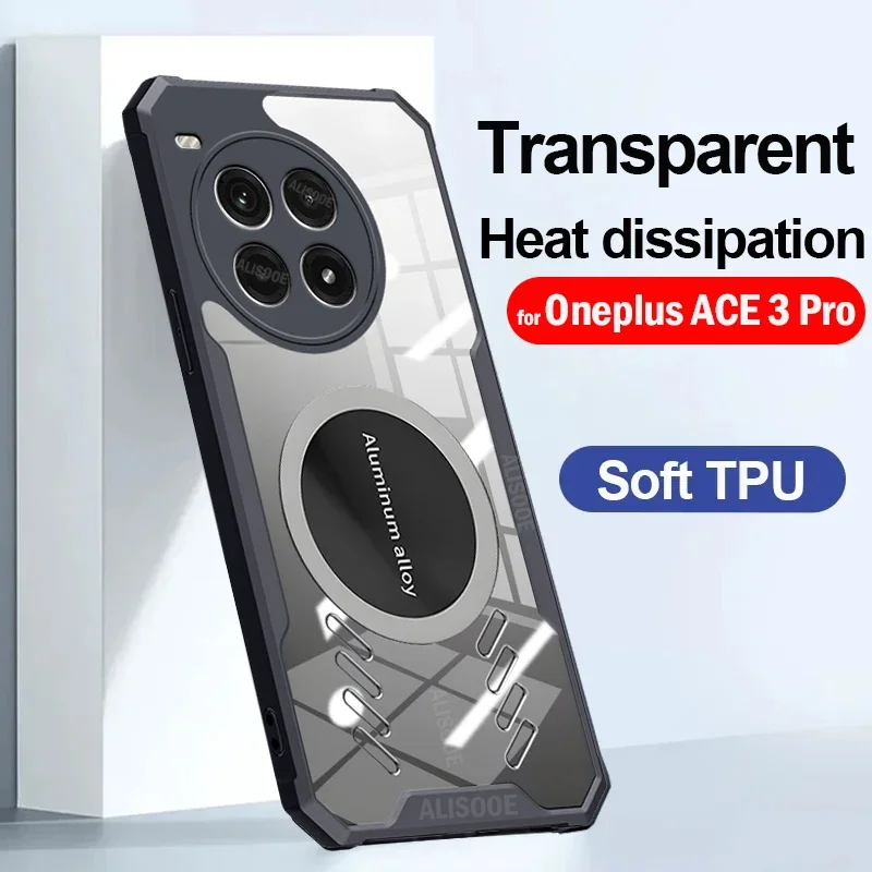 Ultra-Clear HD Transparent Protective Case with Heat Dissipation