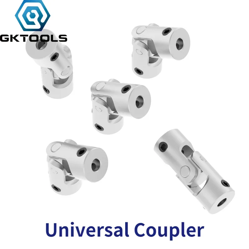Shaft Coupler Shaft Connector Rigid Shaft Coupler 2/3/3.17/4/5/6/6.35/8/10mm Boat Car Shaft Coupler Motor Connector Metal Universal Joint Coupling
