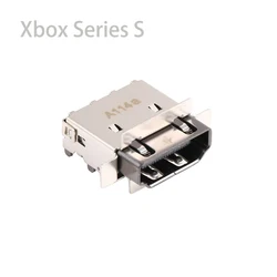 Original HDMI-Compatible Port Socket Interface Connector Replacement for Xbox Series S/X and Xbox One Slim (S-1pcs)
