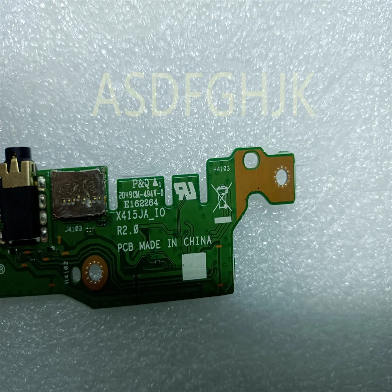 Usado para Asus X415 X415j X415ja X415a E162264 Usb Placa Pequena io Placa de Áudio Original 100 Teste ok - Imagem 6