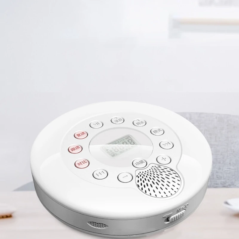 

CD Player Portable MP3 Player with 3.5MM Headphone Jack for Home Travel Car Rechargeable Students Walkman