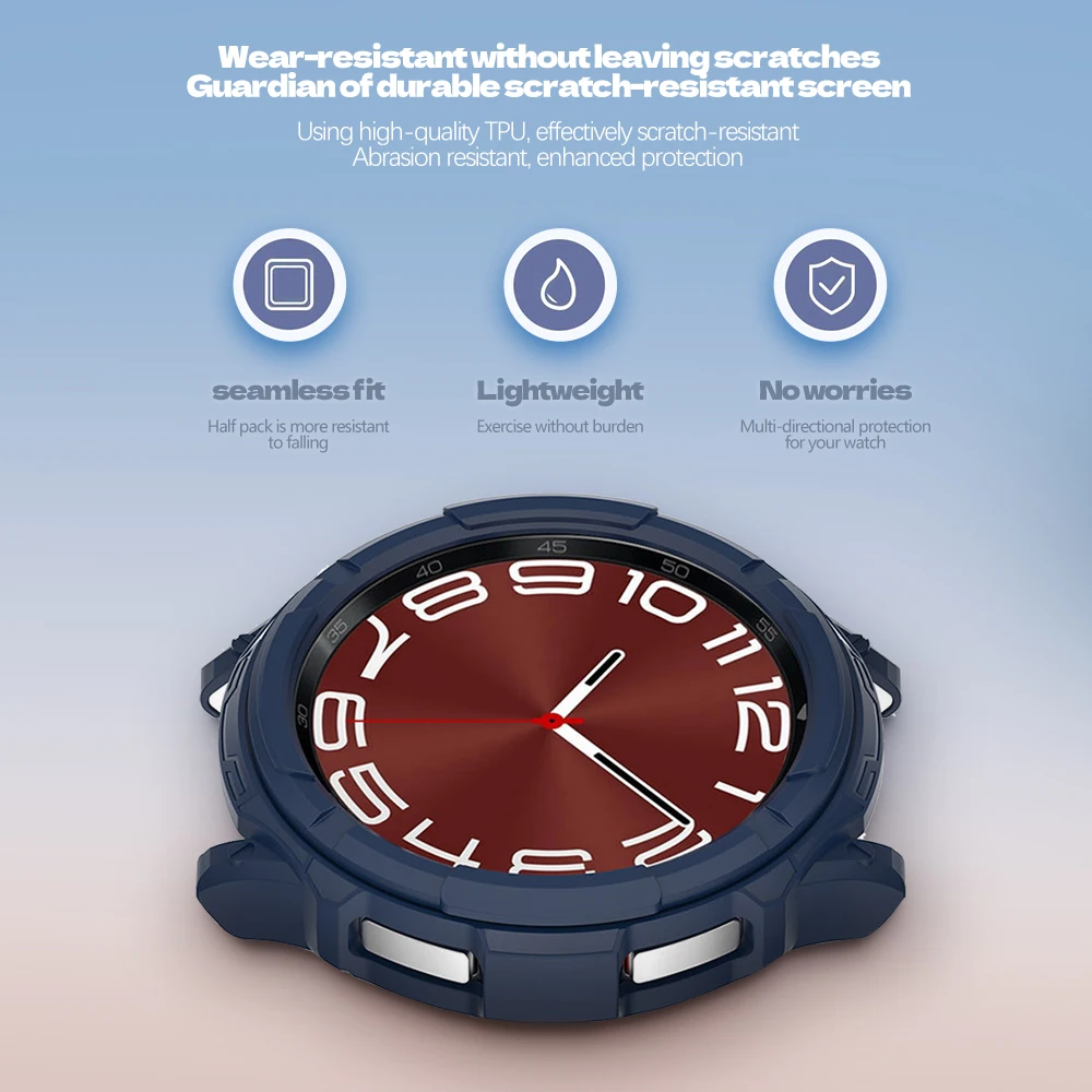Stylish Silicone Protective Shell with Rotating Bezel