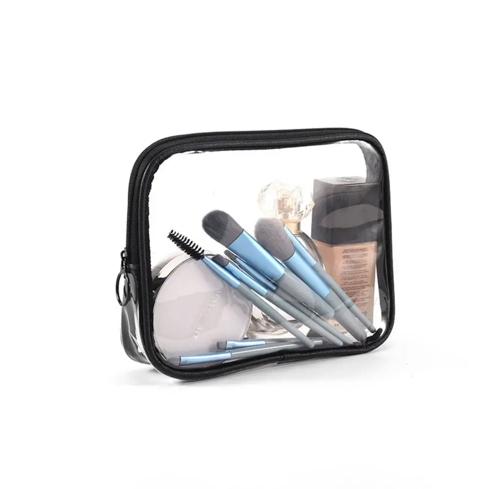 

Personality Simple Makeup Organizer Wash Pouch TPU Female Travel Storage Bag Makeup Case Bath Storage Transparent Cosmetic Bag