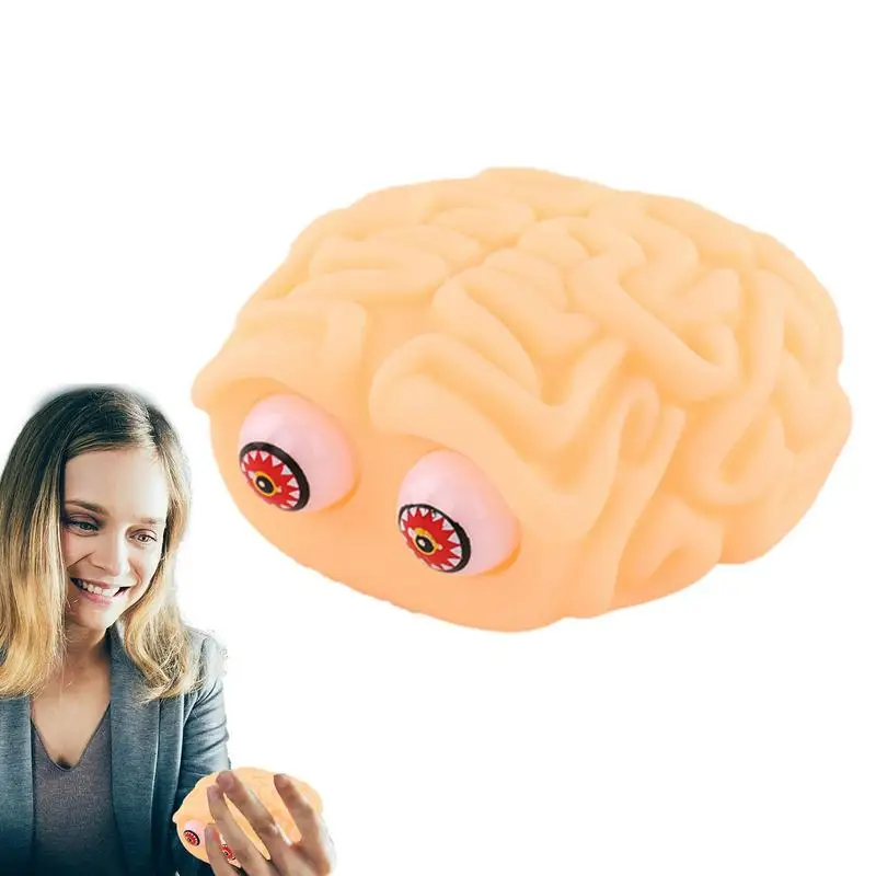 

Fun Pinch Toy Brain Shape Squeeze Toy Soft And Portable Brain Shape Sensory Fidget Toys For Kids Children Adults