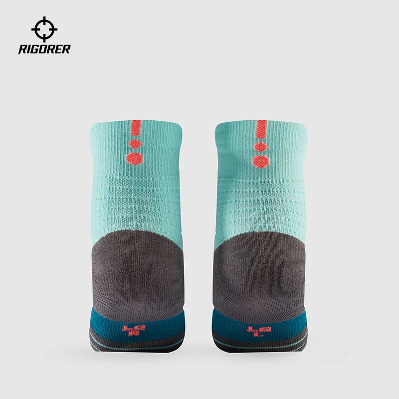 RIGORER Basketball football cycling Socks Men naturehike Running Professional trekking Non-slip Towel Bottom Elite Sports socks