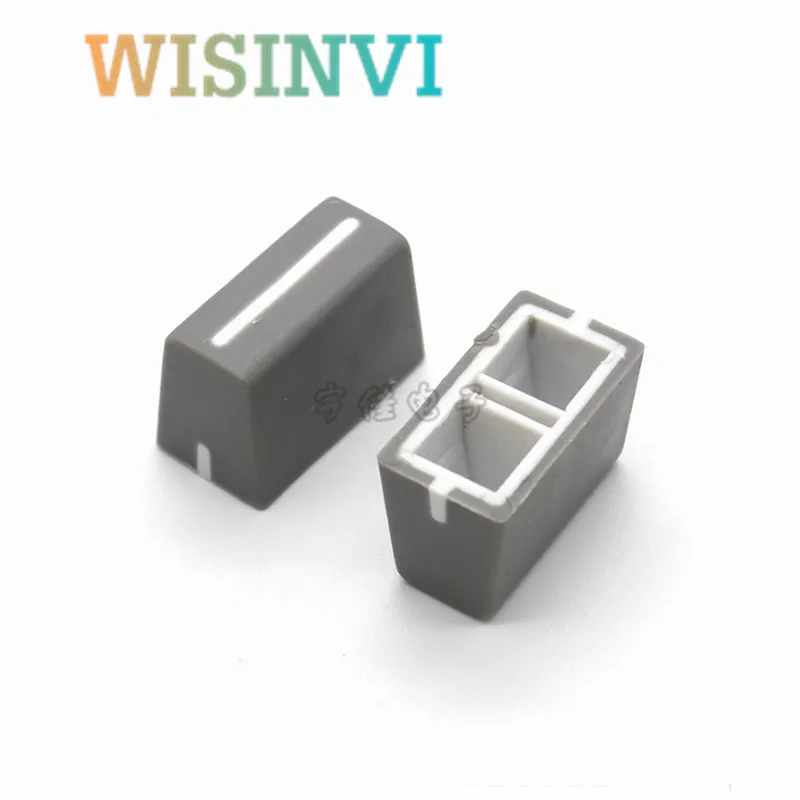 5 Stück Fader-Kappen für geradlinige Schiebepotentiometer, 22mm * 14mm, für RANE TTM-54 56 57 61 68 Sixty-Eight, bunte Blenden, 4MM – Detail 10