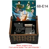 Black Wind Up Avatar's Love Wooden Music Box from Anime Avatar The Last Airbender Fans Gift Birthday home office Decor 1
