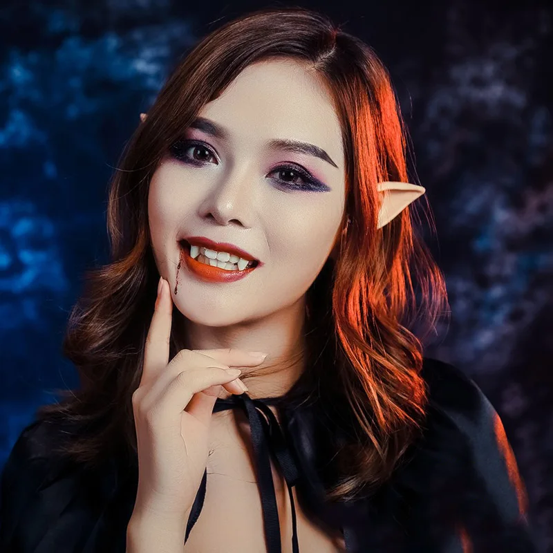 Ear Accessories Elf Ears False Soft Pointed Angel Fairy Costume Gift For Halloween Party Cosplay 2pcs