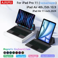 AJIUYU Magic Keyboard Stand Holder For iPad Pro 11 2022 2021 2020 2018 Smart Cover Air 11 inch 4th 5th Magnetic keyboard Case