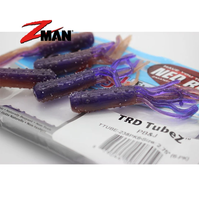 ZMAN US TRD Tubez Floating Soft Bait Jellyfish Rod Worm Ned Fishing Group  Luya Fake Bait