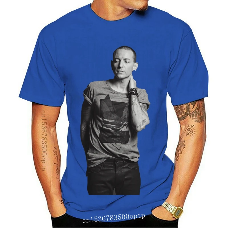 

Новая футболка Chester Bennington, Мужская футболка с круглым вырезом и коротким рукавом, Повседневная футболка