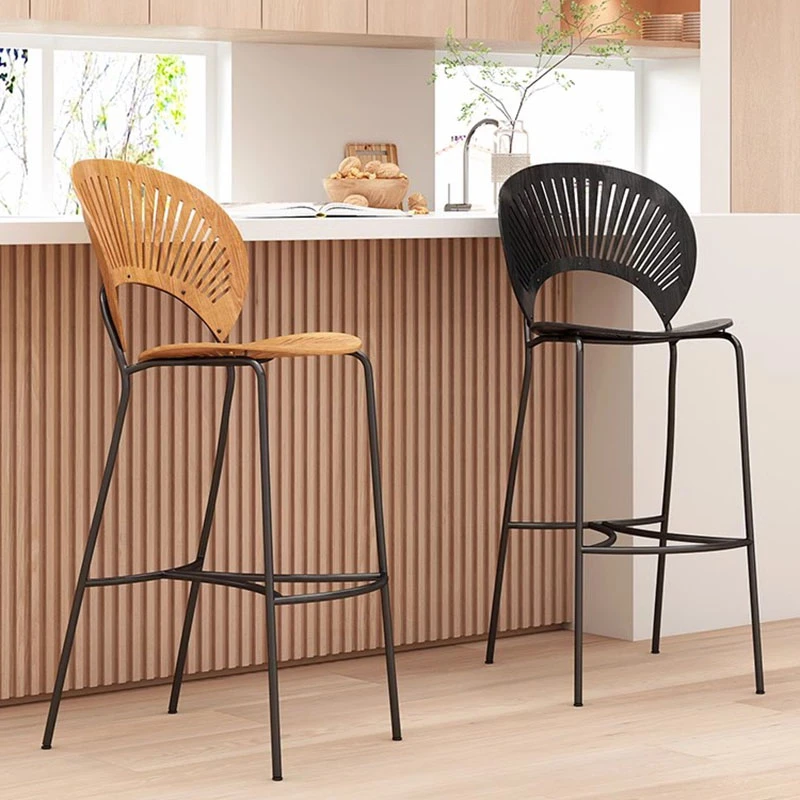 

Antique Furniture Kitchen Bar Chair Iron Modern Stools Chairs For Cafeteria Counter Banks Leather Metal Salon Ergonomic Stool