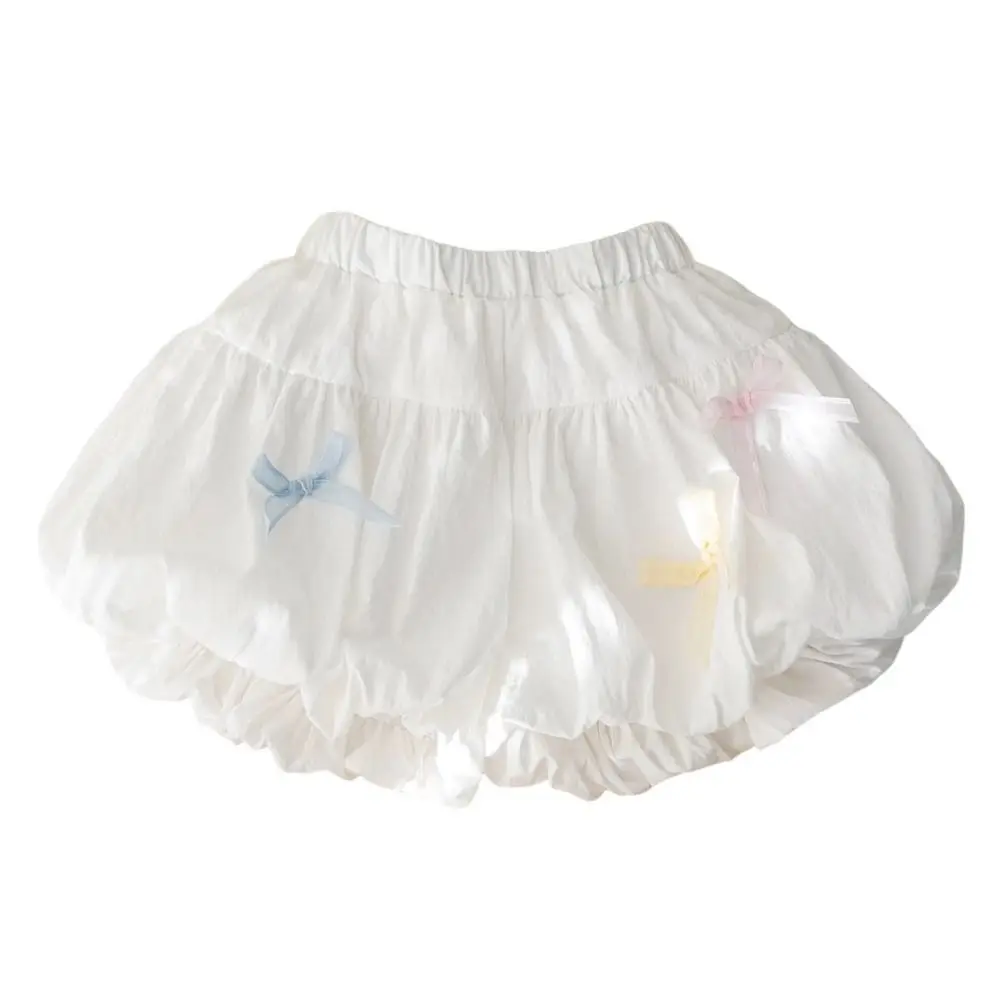 Polyester Girls Beach Shorts Elastic Waist