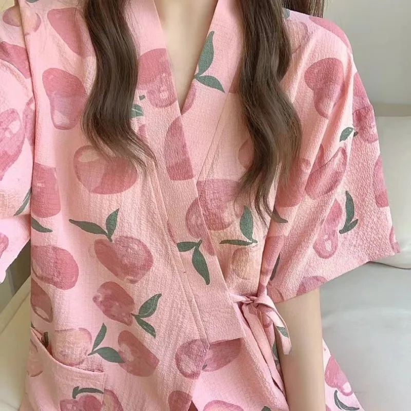 ملابس نوم نسائية ملابس نوم كيمونو بيجامات طالب قصي...