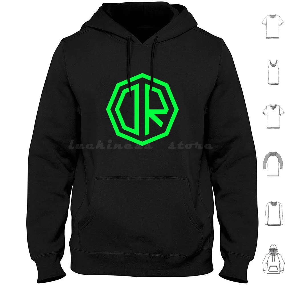 Dr. Octagon Ottagynacology Mowax Logo Replica Stampa Felpa Con Cappuccio Verde Cotone Manica Lunga Rap Hip Hop Clan Rza Clan Gza Odb Music
