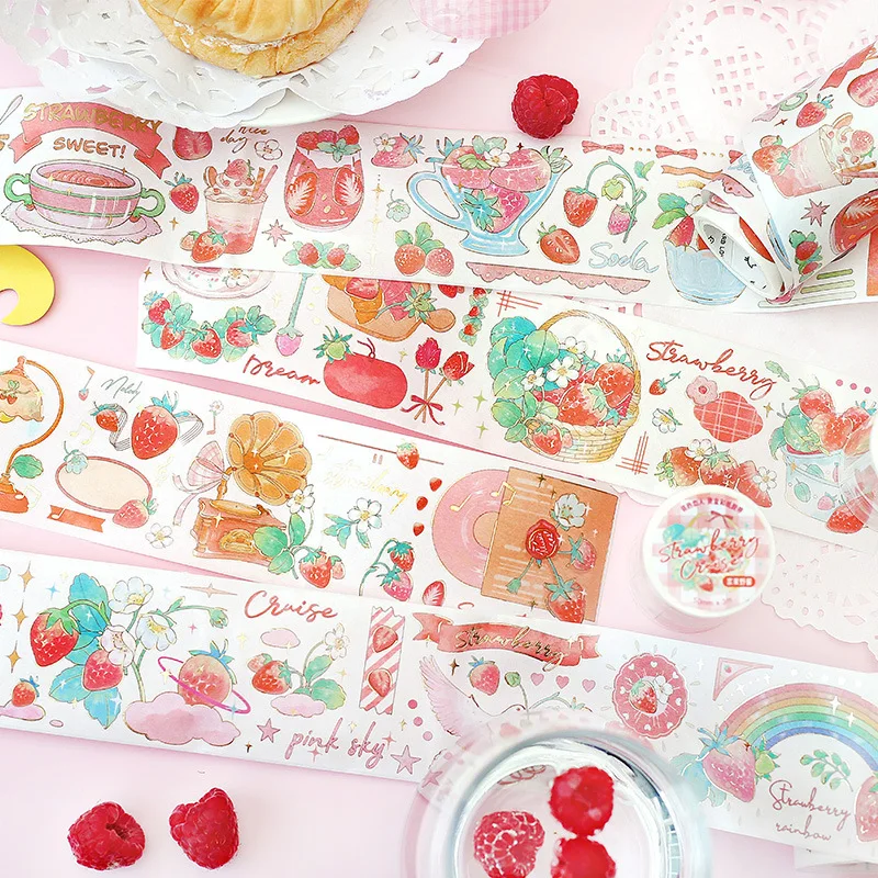 

1pcs/1lot Decorative Adhesive tapes Berry Parade Masking Tapes cartoon diary Scrapbooking Scrapbooking Stickers