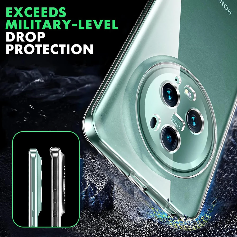 Cover morbida in silicone trasparente per huawei honor magic_voghion.com