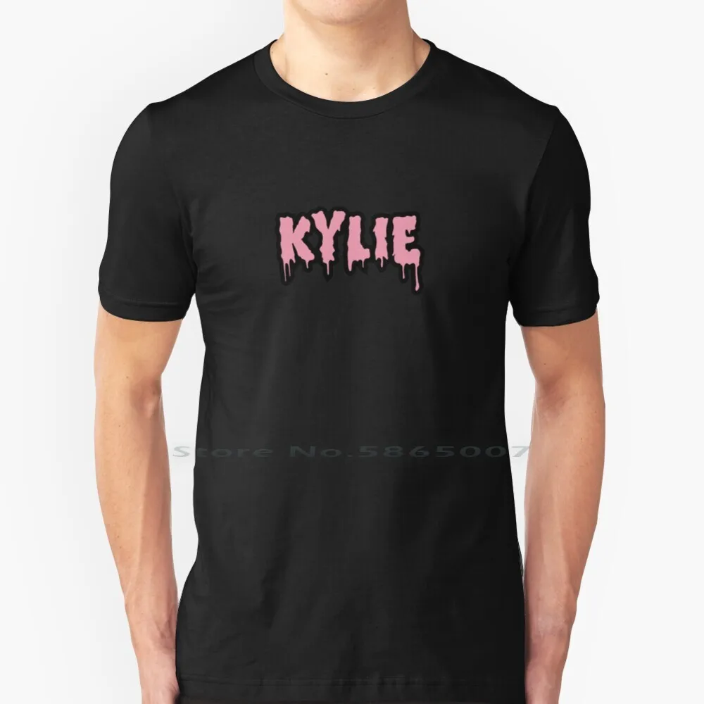 Kylie Shirt-New Logo T Shirt 100% Cotone Kendall Jenner Kardashian Kim Kanye Tumblr Pinterest Instagram Kylie Lips Kylie