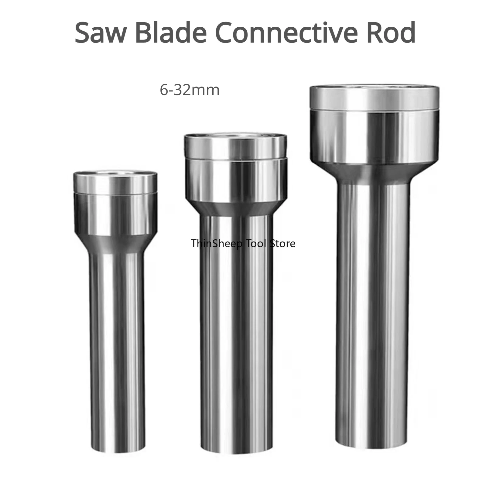 

6-32mm Saw Blade Connective Rod Extension Connecting Rod Adapter CNC Milling Cutter Blade Slotting Machining Tools