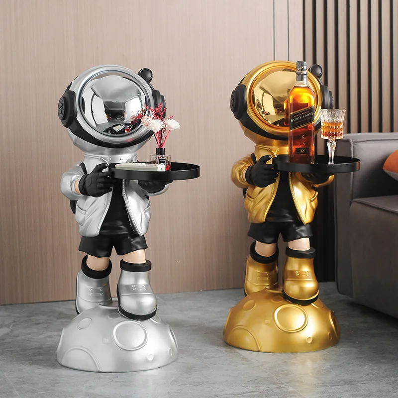 

Astronaut Storage Home Landing Decoration Astronaut Large Decoration High grade Large Tray Creative Storage Living Room