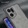 For Oppo Find X5 Pro Luxury Sheepskin Leather Shockproof Silicone Case For Oppo Find X5 FindX5 Pro Lite Phone Case Cover Coque 5