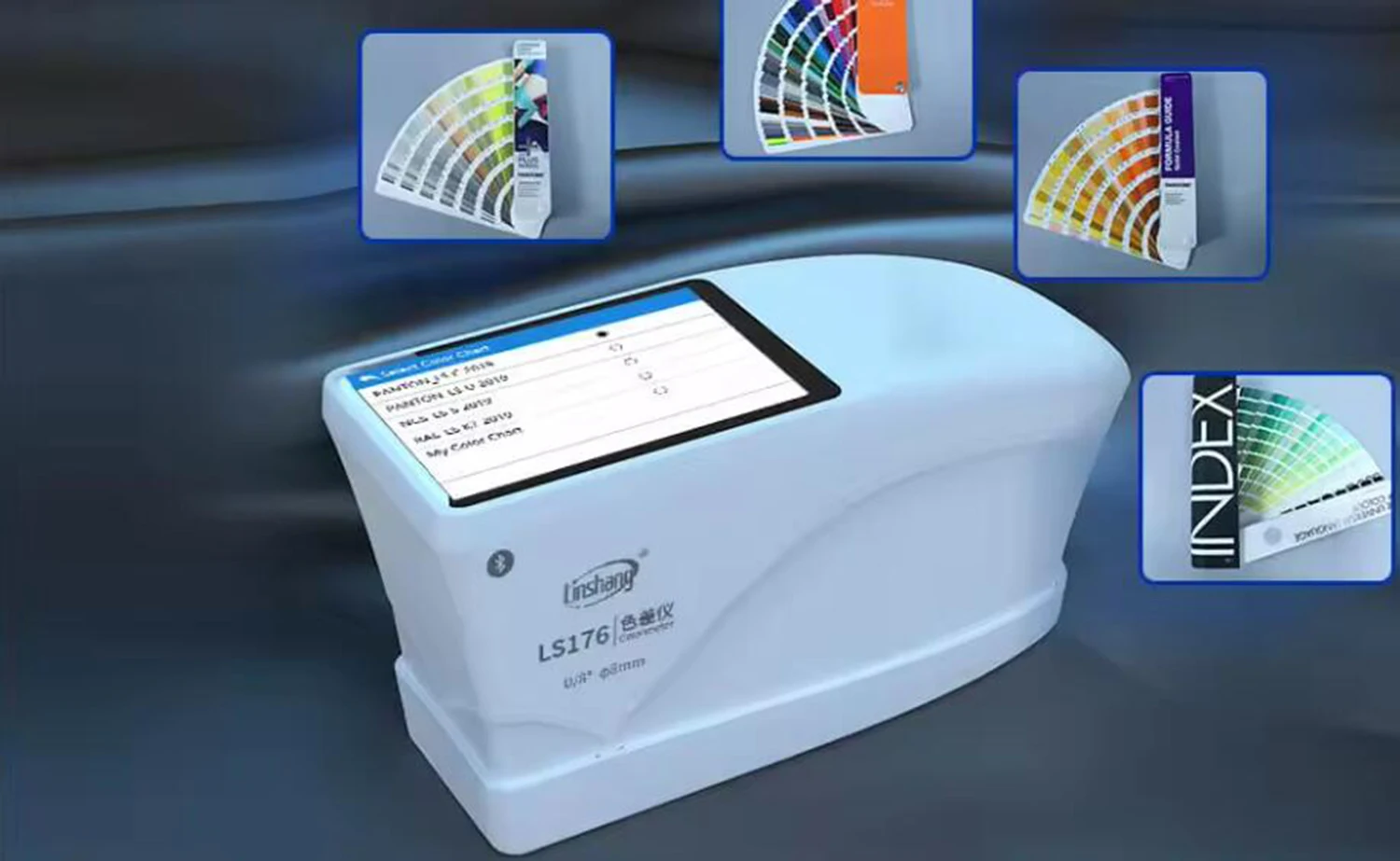 Linshang LS176 Spectrophotometer D/8° High Accuracy Whiteness and Yellowness Spectral Reflectance Curves APP Software. 4