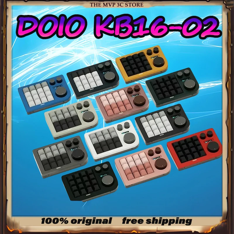 DOIO KB16B-02 無線版 minimalist black Doio KB16-02-オール