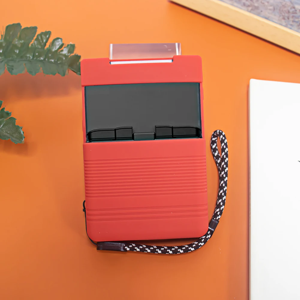 Silicone Protective Case Anti-Scratch Protector Shell Sleeve with Lanyard Soft Skin Cover Case for Trimui Brick Game Accessories