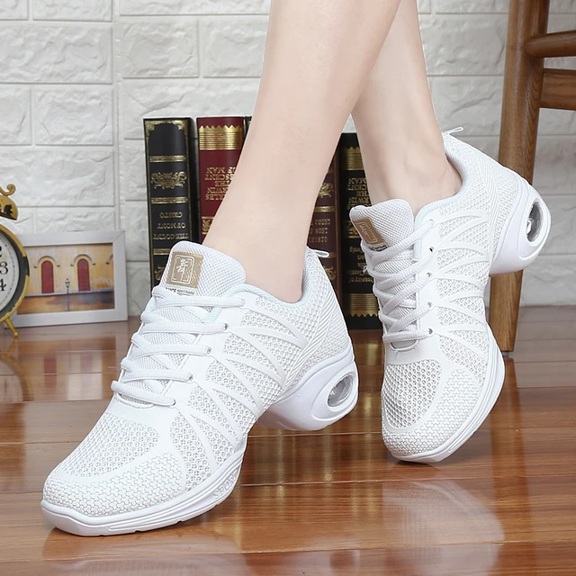 women's jazz slip on dance sneakers Dance Shoes Women Jazz Hip Hop Shoes  Sneakers for Woman Feature Soft Outsole Breath Dance - AliExpress