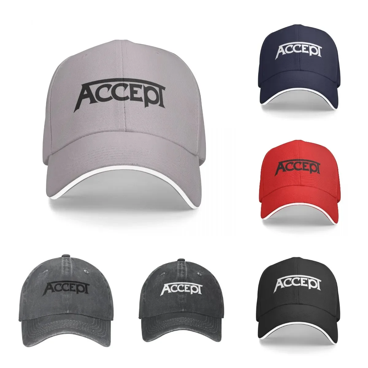 

Accept Trucker Cap Snapback Hat for Men Baseball Mens Hats Caps for Logo