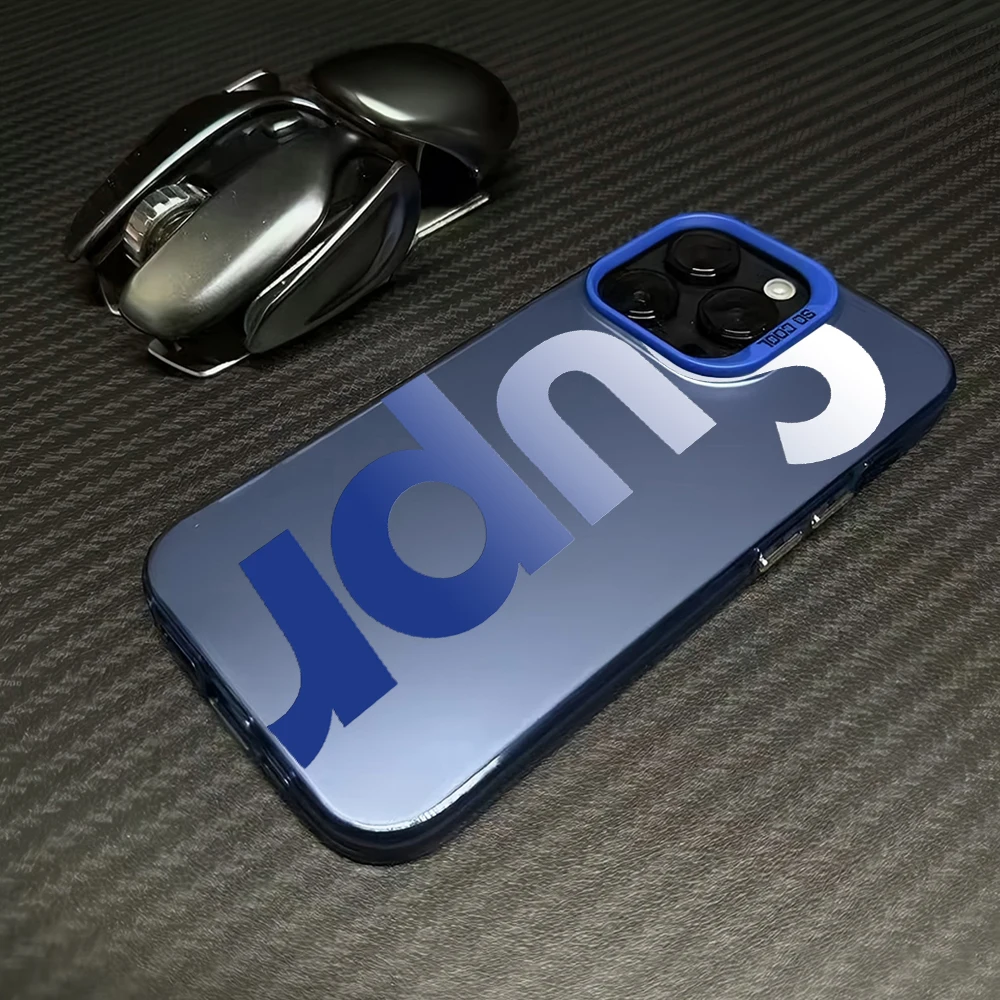 Luxury Matte Back Cover with Fashion Graphic Design - Anti-Fall Phone Case