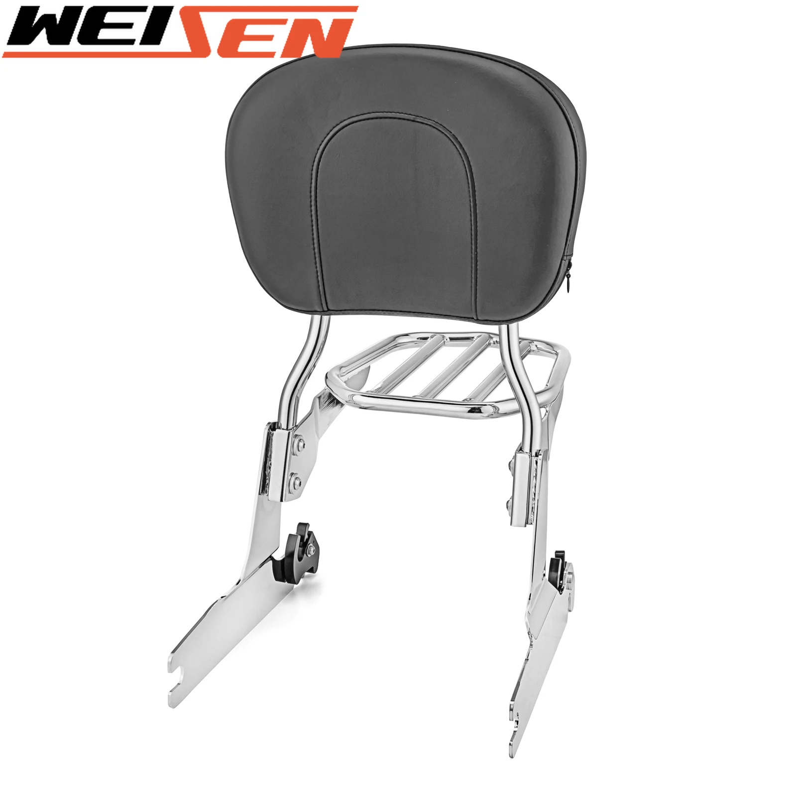 

Спинка для пассажира мотоцикла, Сисси-бар + багажная стойка, большая подкладка из стали для Harley-Davidson CVO Softail Deluxe FLSTNSE