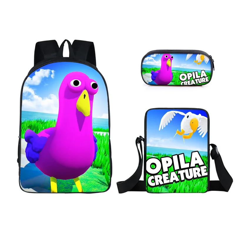 

3 шт./комплект, рюкзак для ноутбука с 3D-принтом