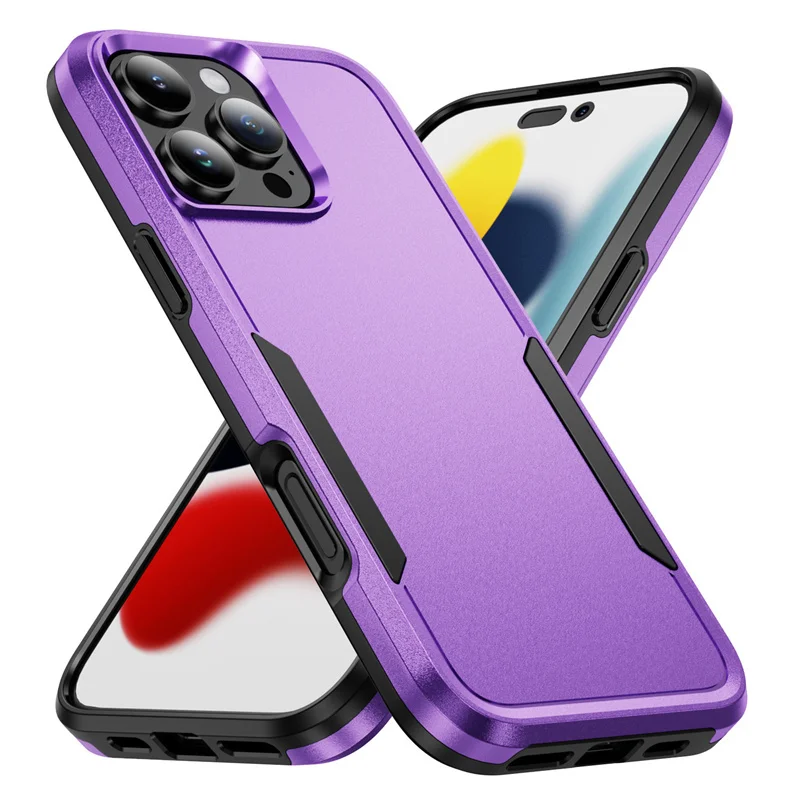 Durable Armor Shockproof Protective Phone Case – Heavy Duty Hard PC + TPU Back Cover