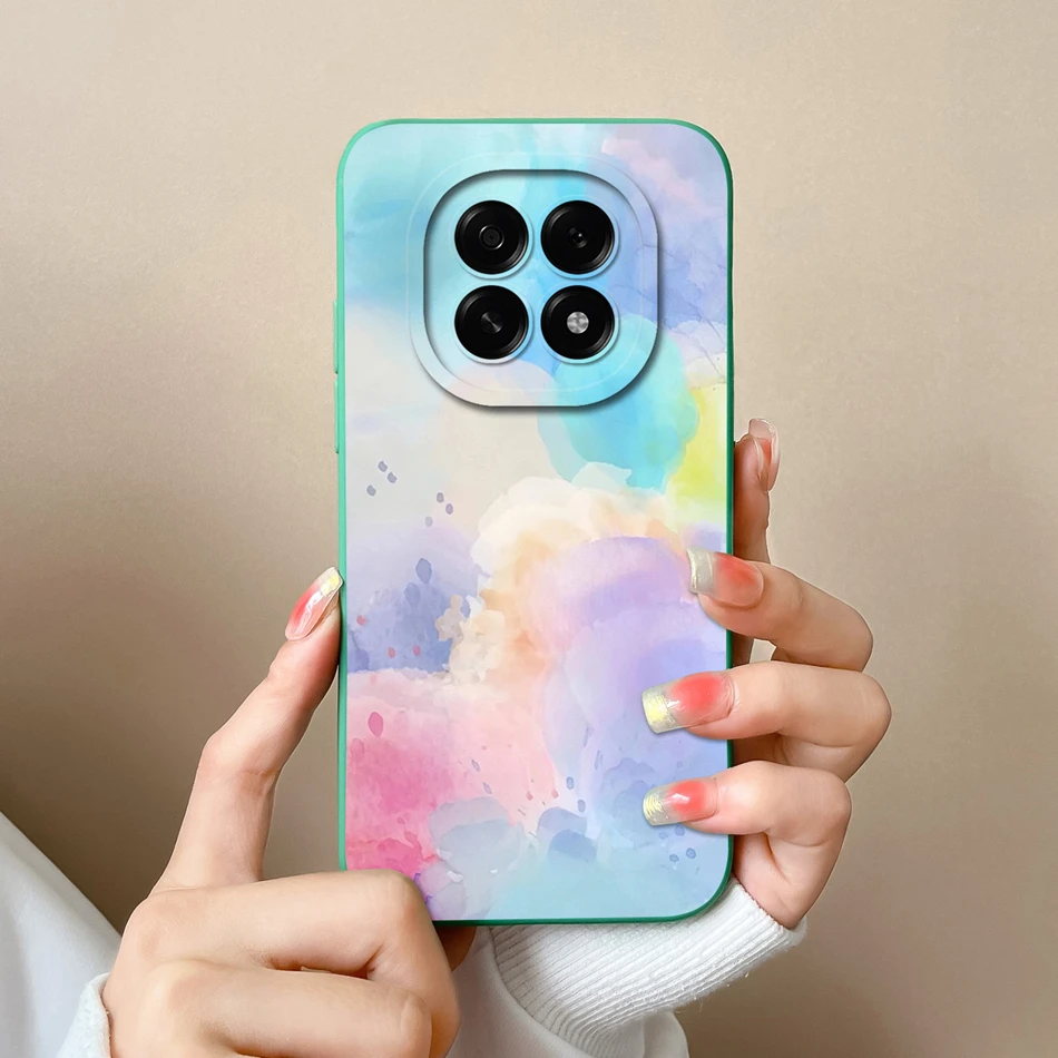 Cute Cartoon Soft Liquid Silicone Phone Case - Full Protection Anti-Drop Back Cover