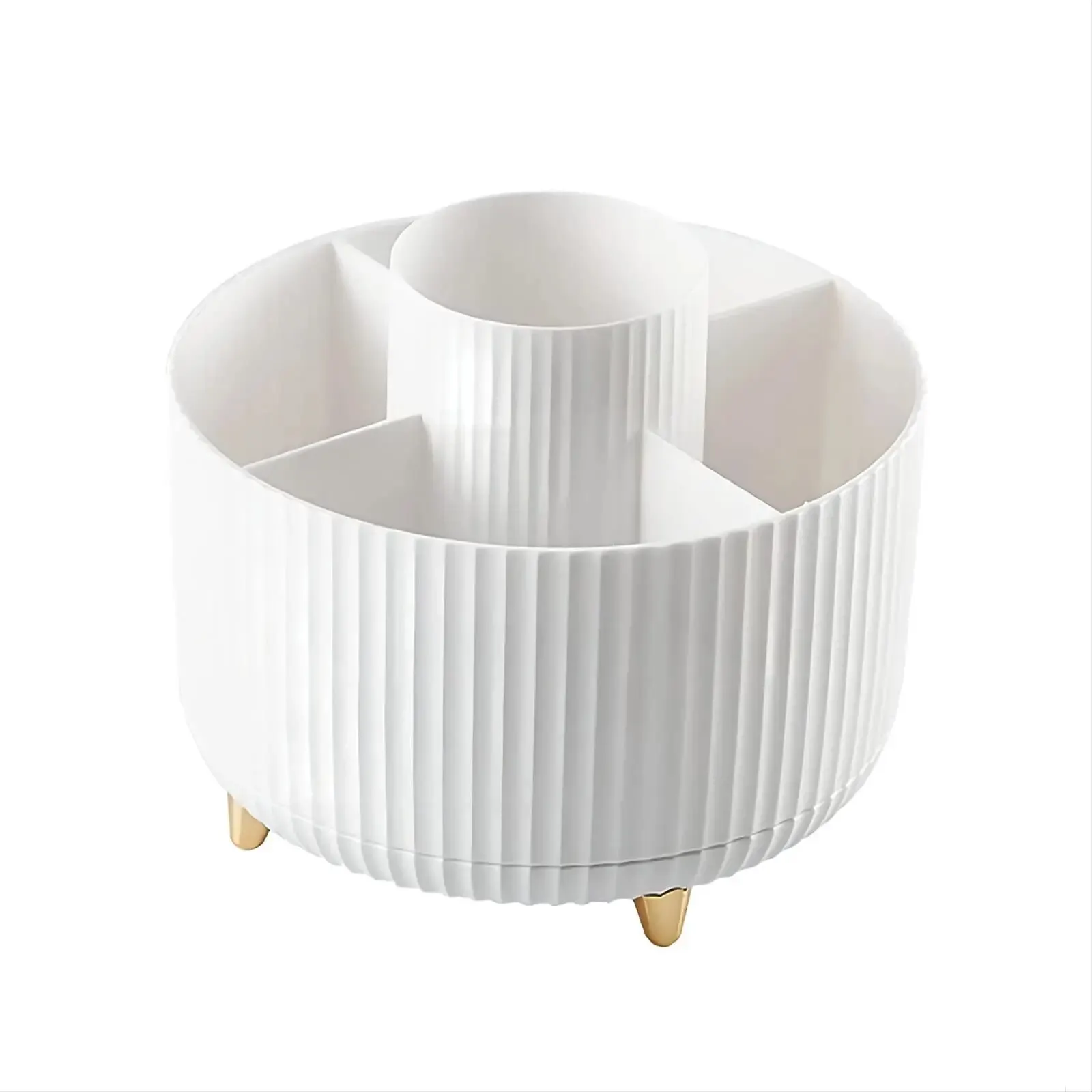 360 Rotating Makeup Organizer Desktop Cosmetic Storage Box Portable Lipstick Eyeliner Holder