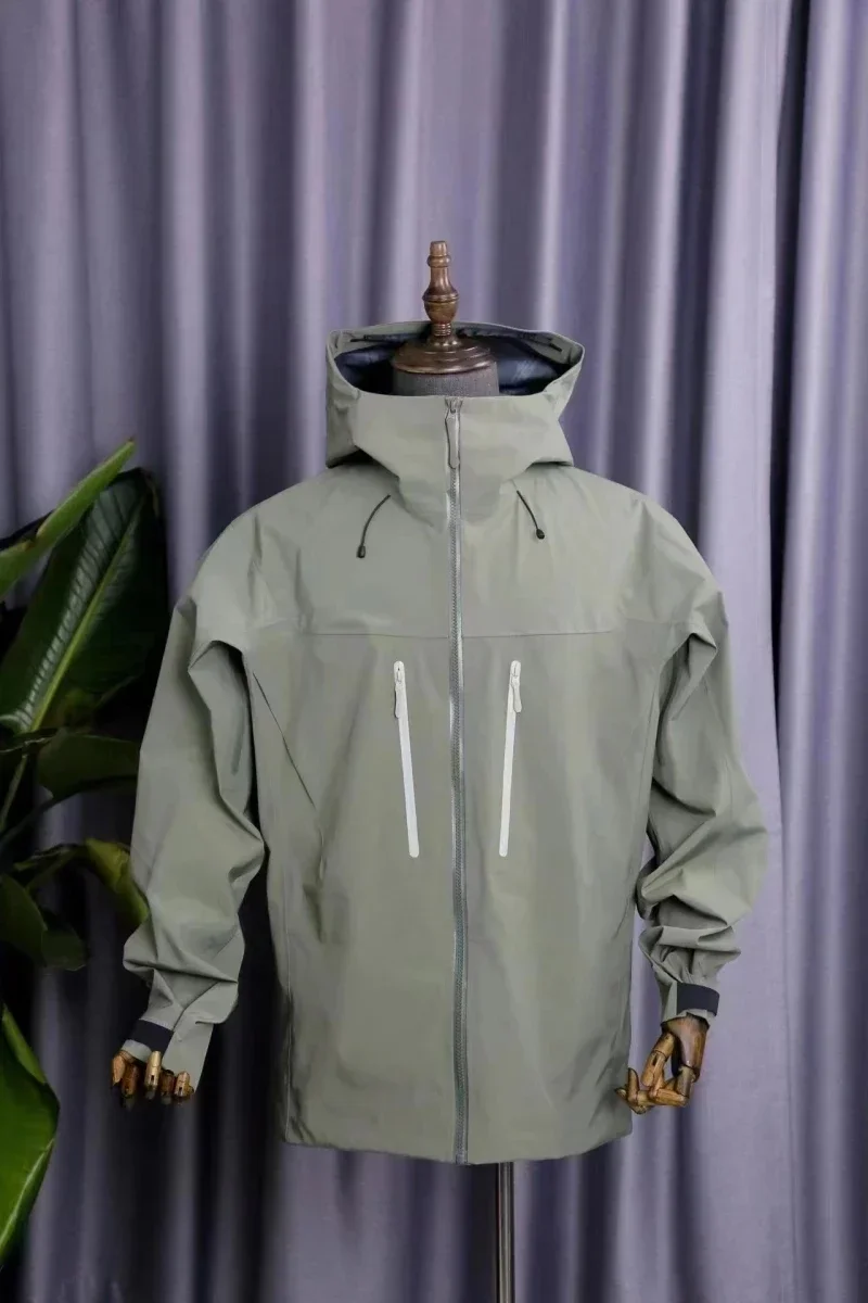 ARC Embroidery Alpha SV 6th Three Layer Mens Womens High Quality Camping Coat Outdoor Waterproof Windbreaker Hiking Jackets 5