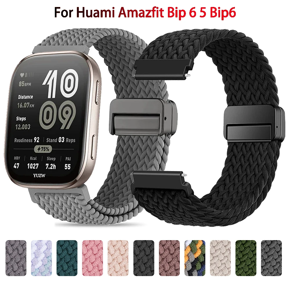 Braided Magnetic Watch Strap – 20mm/22mm, Universal Fit