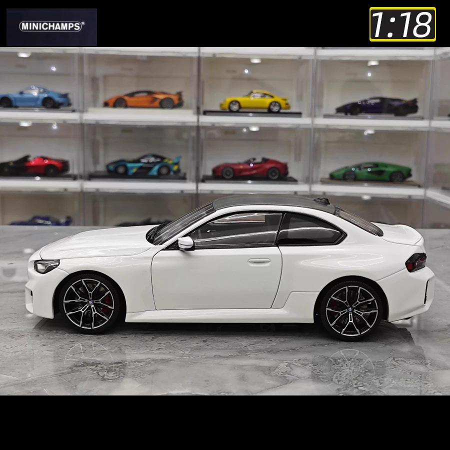 【開封済み新品】1/18 minichamps BMW M2 CS 白 F87 MINICHAMPS BMW (F87) M2 CS White, Carbon Roof, Black Wheels
